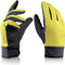 Freedom Workout Gloves, Knuckle Weight Lifting Shorty Fingerless Gloves with Curved Open Back, for Powerlifting, Gym, Women and Men (Yellow, X-Small)