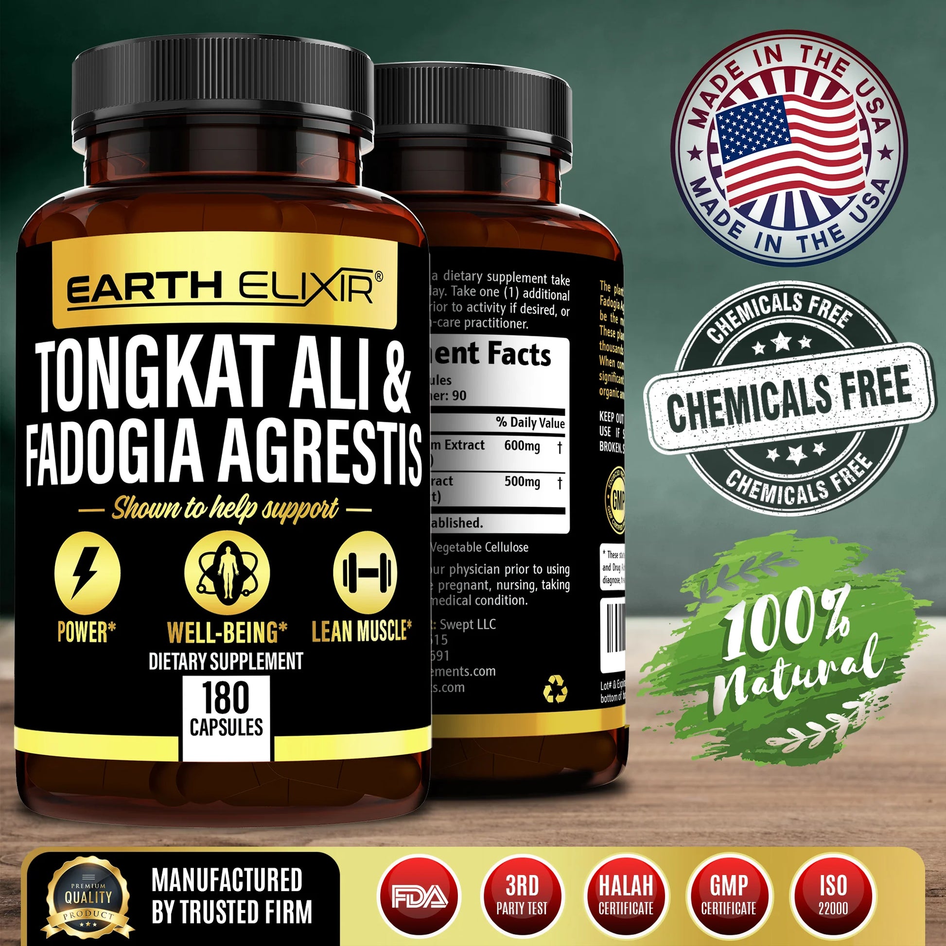 Fadogia Agrestis and Tongkat Ali