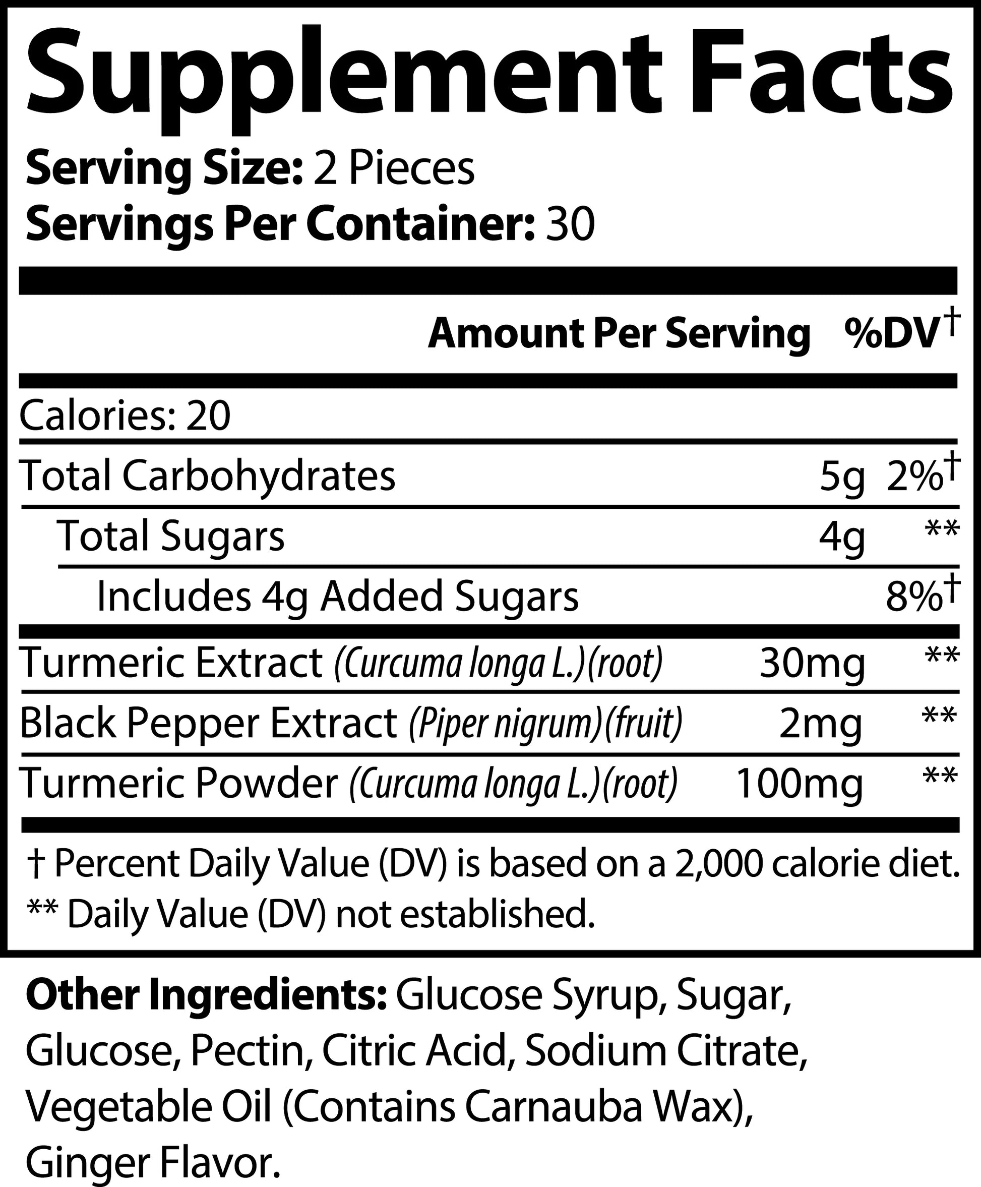 Turmeric Gummies W Curcumin