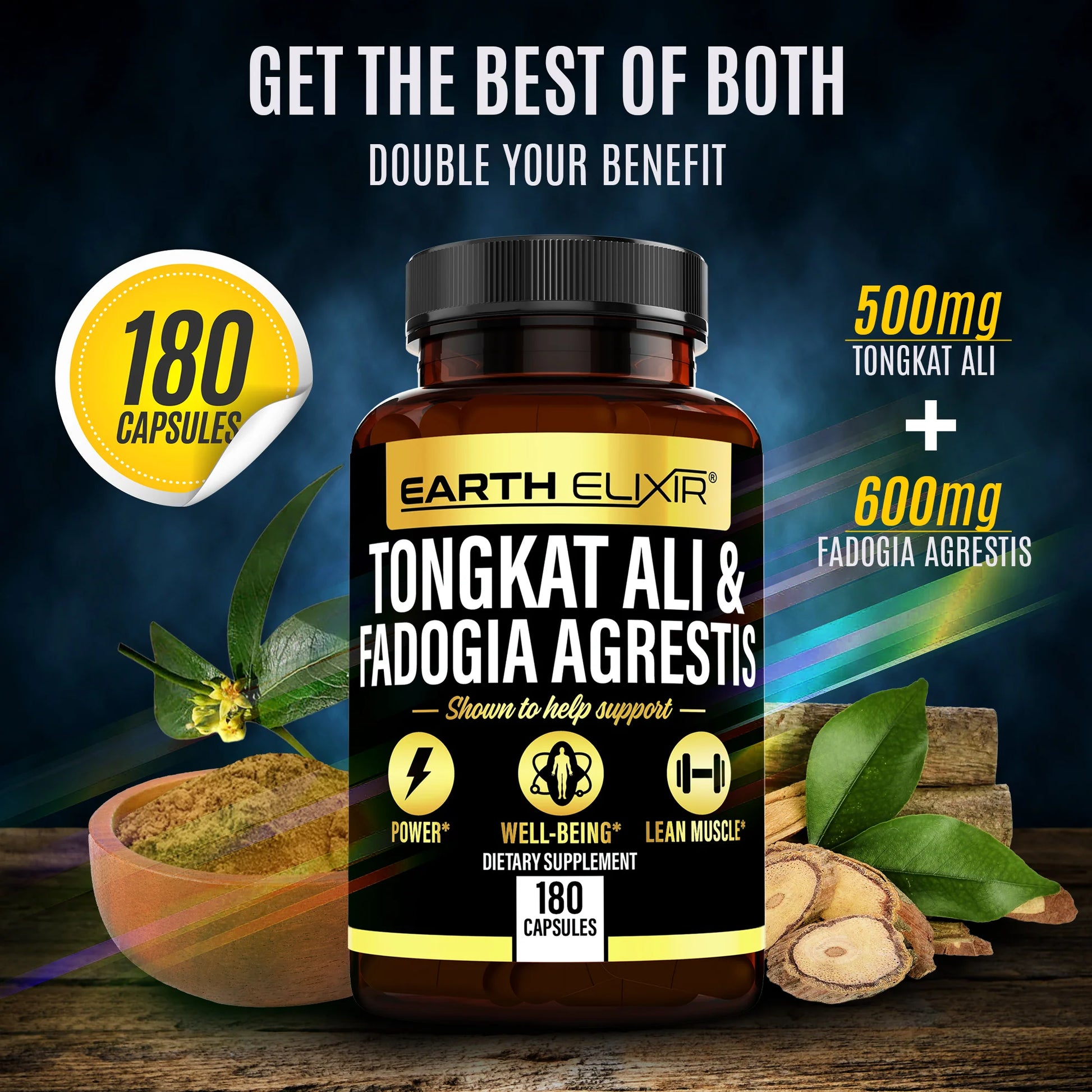 Fadogia Agrestis and Tongkat Ali