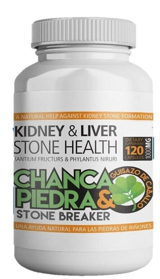 Liver Cleanse Health Support Kidney Health Detox Stone Breaker 1000 Mg 120 Capsules